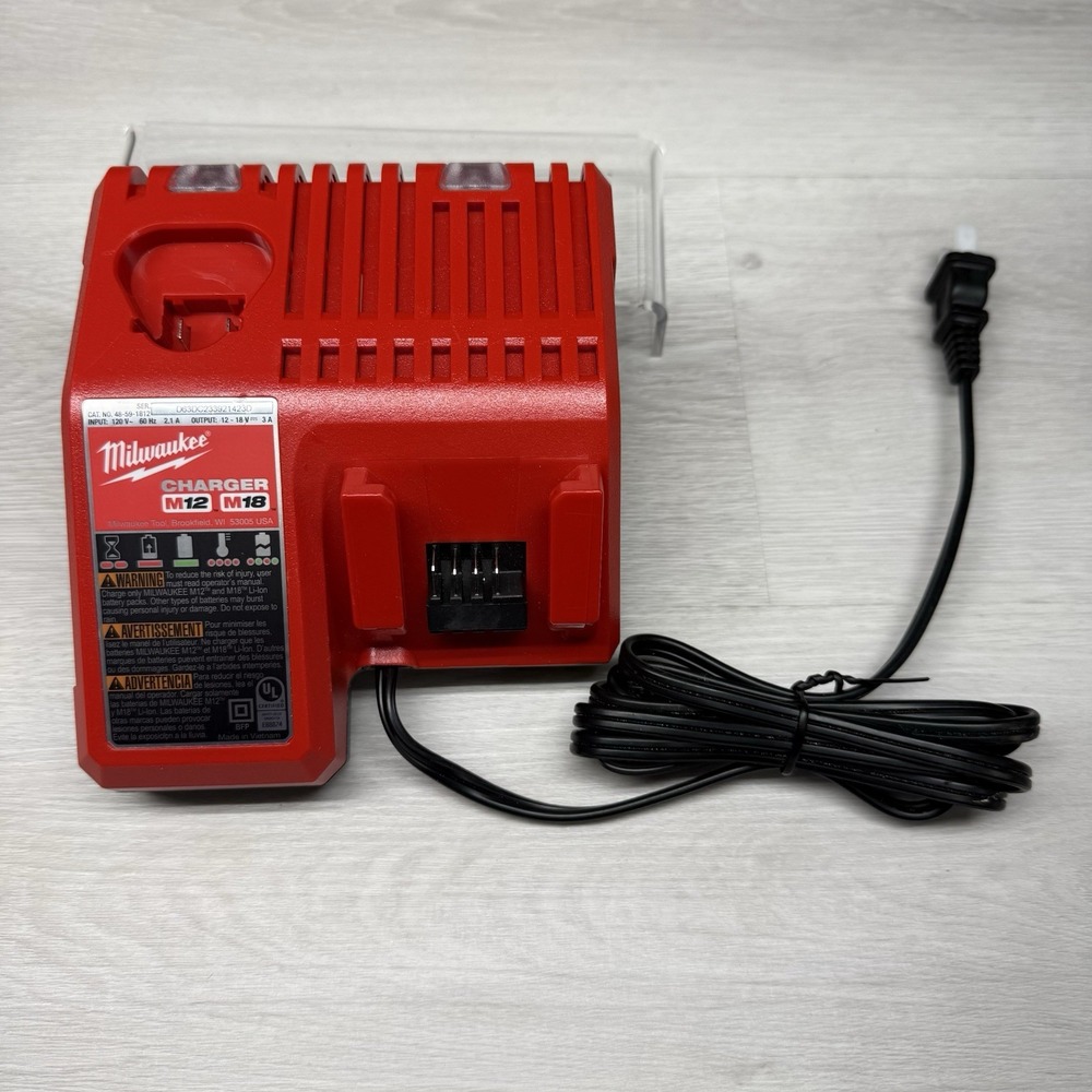 Genuine Milwaukee Battery Charger M18 & M12 48-59-1812